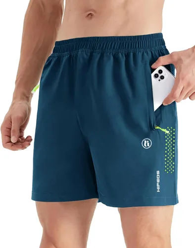 HIFEOS Pantalones cortos deportivos para hombre, pantalones cortos de entrenamiento para correr, tenis, gimnasio, 5, 7, 9 pulgadas, cómodos,