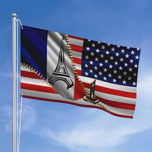 Miniatura 21 de Bandera de Estados Unidos y Colombia Colombiana Banderas para exteriores de 3 x 5 pies, tres capas de tela de costura de doble cara, impresión de 3