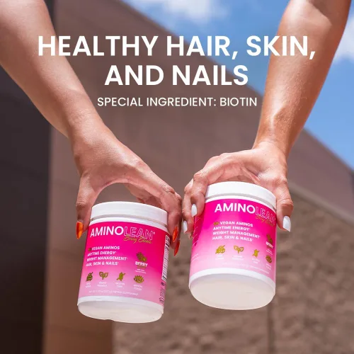 Miniatura 5 de RSP NUTRITION AminoLean Pre Entrenamiento, Energía Limpia Sin Nerviosismo, Hormigueo o Caída, Apto para Veganos con Biotina Añadida para Cabello