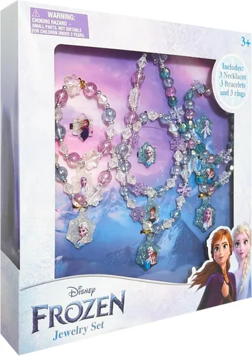 Miniatura 7 de LUV HER Girls Jewelry Set - Dress Up Toy Jewelry Box Set with Bead Necklaces, Bracelets, and Rings - Frozen Play Accessories - Ages 3+