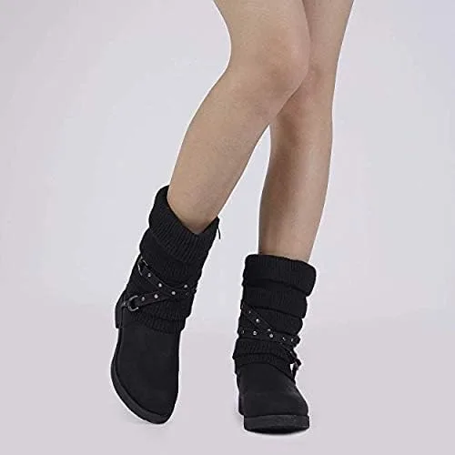 Miniatura 5 de DREAM PAIRS - Botas para nieve de media caña para mujer