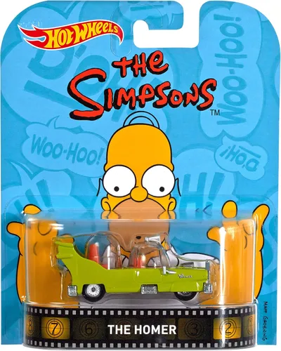 Miniatura 4 de Hot Wheels Entretenimiento retro fundido a troquel el vehículo Homer
