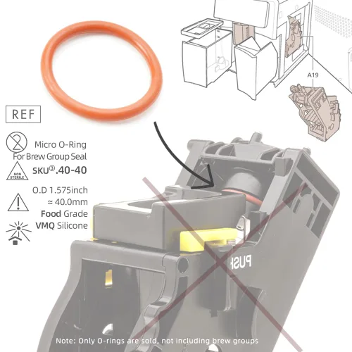 Miniatura 4 de Kit de reparación de juntas tóricas de silicona de grado alimenticio, para resolver problemas de agua caliente con pin de caldera, compatible