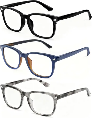 Miniatura 31 de Gafas de Bloqueo de Luz Azul para Hombres y Mujeres Gafas de Luz Azul 99% de Bloqueo Gafas para Computadora Conducción Nocturna Videojuegos
