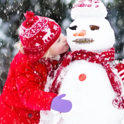 Miniatura 5 de ONESING 5 pares de manoplas para niños pequeños guantes de invierno negros para niñas y niños - Manoplas cálidas para recién nacidos