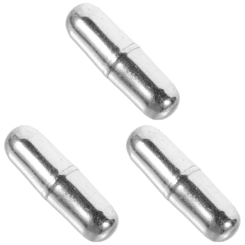 GLEAVI Barra agitadora magnética de acero inoxidable de 3 piezas: varilla de agitación de metal reutilizable y reemplazo de rotor magnético para