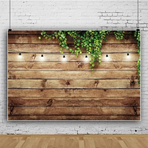 Miniatura 5 de Telón de fondo de granero rústico de vinilo verde de 6 x 4 pies para bodas, alta resolución, sin deslumbramiento, pintado por computadora, ideal