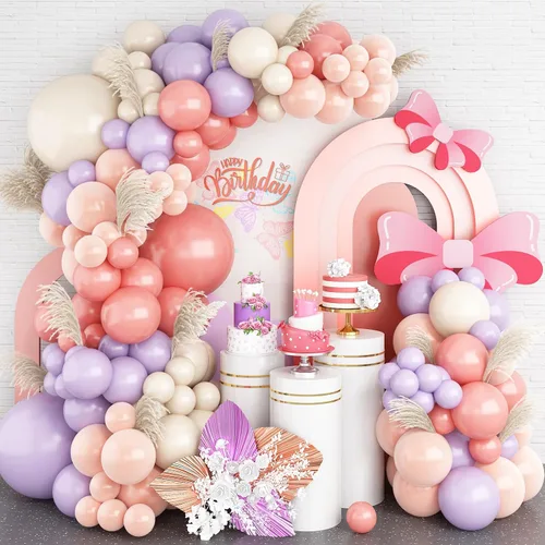 Miniatura 10 de Kit de Arco de Guirnalda de Globos Naranja Azul Kit de Arco de Globos Naranja Azul Marino Kit de Globos de Látex Perla Azul Oscuro Claro Globos
