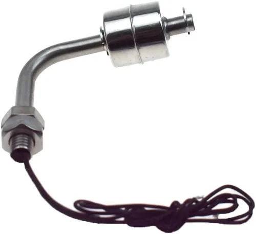 Interruptor de flotador de acero inoxidable para tanque de bomba de agua, piscina, jardín, estanque, sensor de nivel de agua líquida (304 140.0 °F)