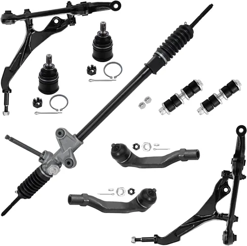 Miniatura 271 de Detroit Axle - Kit de brazos de control de extremo delantero de 8 piezas para Dodge Dakota 00-04, Durango 00-03, 4 brazos de control superior e