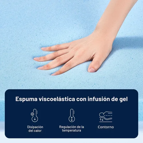Miniatura 4 de Avenco Colchón de tamaño completo de 12 pulgadas, colchón híbrido con resortes embolsados Smarts Coil™ para soporte dirigido y espuma viscoelástica