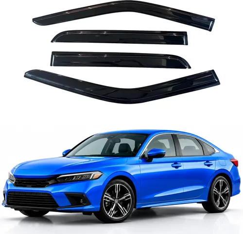 Miniatura 77 de Visor para ventana IG para Hyundai Venue 2020-2023, protector contra la lluvia, adhesivo extra duradero, deflector de viento para lado