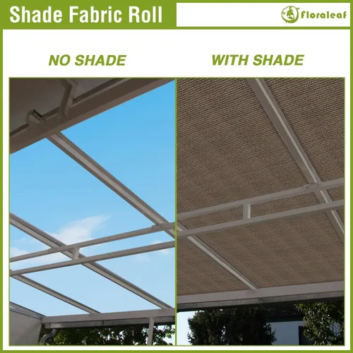 Miniatura 5 de Tela de sombra para exteriores de 8 x 25 pies, rollo de tela con 95% de bloqueo UV, para pérgola, cochera, patio, terraza, toldo, jardín, patio