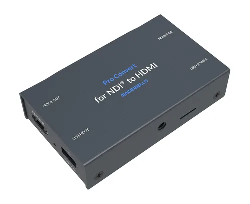 Miniatura 4 de Magewell Pro Convert NDI a HDMI – IP NDI, NDI HX Decodificador con salida HDMI hasta 4K60, baja latencia, RJ45 Gigabit, control web y alimentación