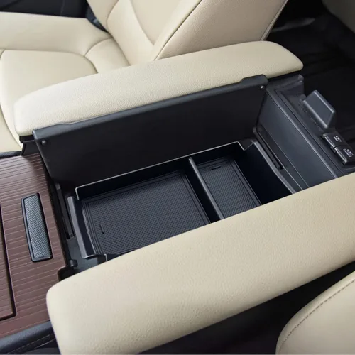 Miniatura 7 de TOPINSTALL Organizador de consola compatible con Toyota Sienna 2021-2026, caja de reposabrazos, centro de almacenamiento secundario, bandeja