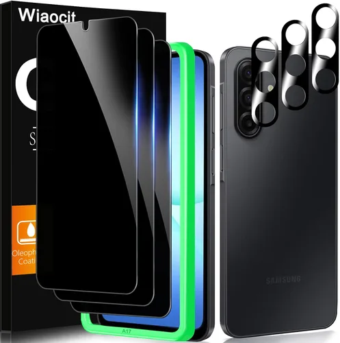Miniatura 8 de Wiaocit Paquete de 3 protectores de pantalla de vidrio templado de dureza 9H y 3 protectores para lentes de cámara para Samsung Galaxy Z Fold 7