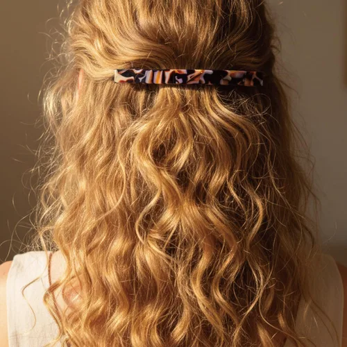 Miniatura 3 de HYFEEL Pasadores franceses largos para mujer, cabello fino y grueso, pinzas grandes de 4 pulgadas para cola de caballo, accesorios elegantes