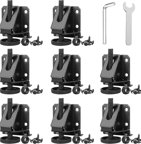 Sanchamy Pies niveladores de muebles de alta resistencia, nivelador de patas de mesa ajustable, pies de nivelación para muebles, mesa, armarios,