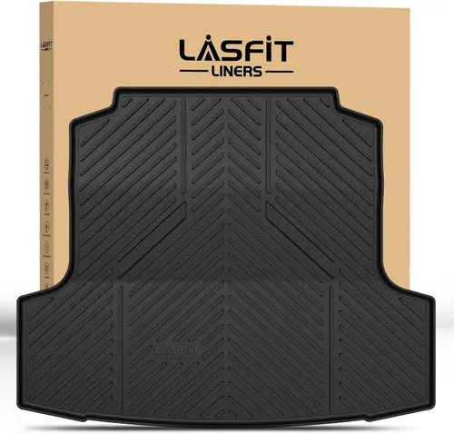 Miniatura 27 de LASFIT Alfombrillas de carga para Kia K4 2025, TPE para todo tipo de clima, ajuste personalizado, tapetes de maletero de automóvil, forros de carga