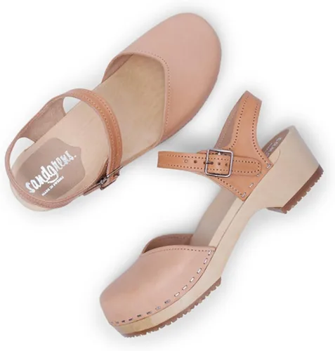 Miniatura 3 de Sandgrens Sandalia zueco de madera hecha a mano sueca Zaragasso