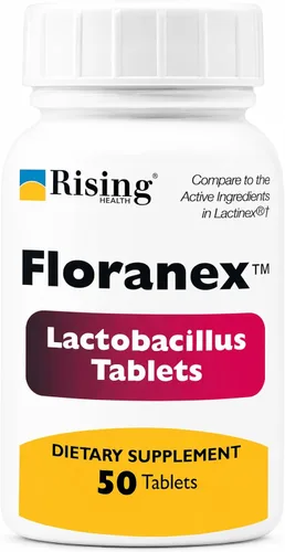 Rising Salud - Floranex Tablets - Lactobacillus Suplementos dietéticos probióticos - 50 Tabletas