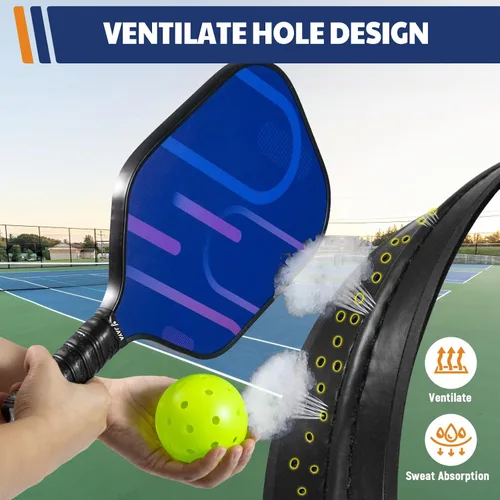 Miniatura 3 de JAYA Cinta de agarre de pickleball, agarre extra largo para paletas de pickleball, absorbe el sudor, envoltura de agarre de repuesto antideslizante