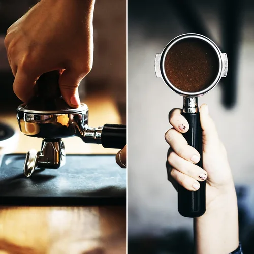 Miniatura 7 de LuxHaus Apisonador de espresso de 49 mm - Apisonador de café de barista premium con base plana 100% de acero inoxidable