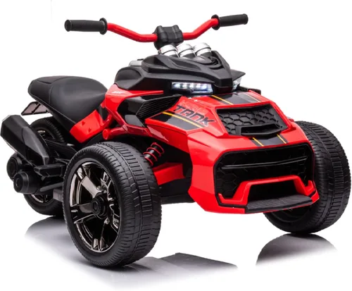 Miniatura 7 de POSTACK Moto de policía para niños de 24 V, vehículo eléctrico con batería de 3 ruedas para niños y niñas, vehículo de paseo con luces LED, música