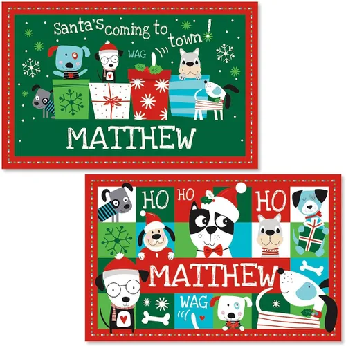 Miniatura 4 de Birthday Buddies - Mantel individual personalizado para niños, laminado con gráficos brillantes, 11 x 17 pulgadas Lillian Vernon