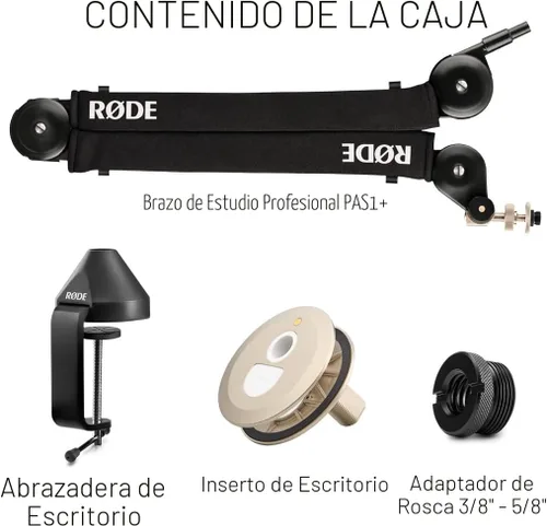 Miniatura 11 de RØDE PSA1+ Brazo de estudio profesional con amortiguación de resorte y gestión de cables, negro