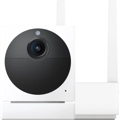 Wyze - Set de inicio de cámara para exteriores v2 (1 cámara + estación base) - Cámara de seguridad para el hogar inalámbrica HD de 1080p, con