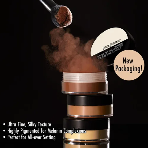 Miniatura 2 de Black Radiance True Complexion - Polvo de ajuste suelto, Cocoa Kisses, 0.64 onzas (el embalaje puede variar)