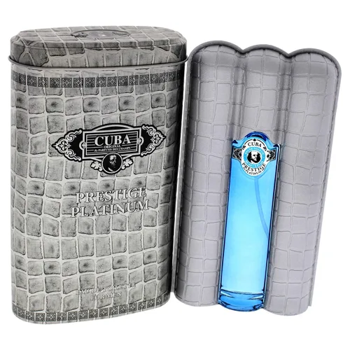 Miniatura 4 de Cuba Original by Parfums Des Champs Prestige Platinum de Cuba, 3 oz Eau De Toilette Spray para hombre (CUBPRPM0009002)