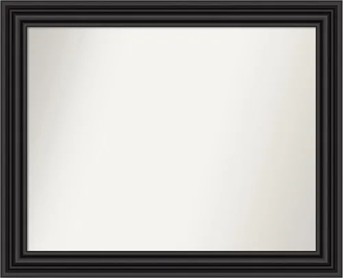 Miniatura 171 de Amanti Art Espejo personalizado, espejo de baño negro puente, espejo de pared o espejo de tocador de baño sobre el fregadero (26 x 26 pulgadas)