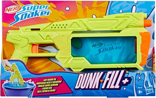 Miniatura 2 de Nerf Super Soaker Dunk-Fill+ Water Blaster Tanque de llenado instantáneo fácil, simplemente sumerge y vaya Tanque de 12.1 onzas líquidas