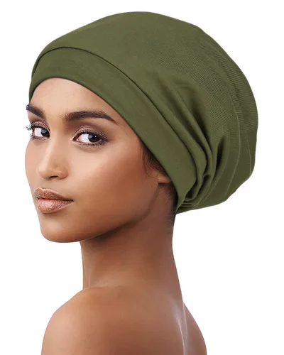 Miniatura 116 de Alnorm - Gorro con forro de satén y suave banda elástica para hombres y mujeres, talla única Se ajusta a la mayoría