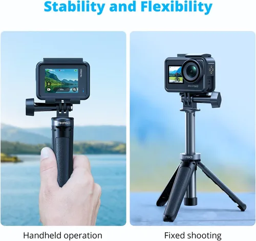 Miniatura 6 de AKASO Brave 4 4K30fps 20MP Cámara de acción WiFi con mini trípode Selfie Stick