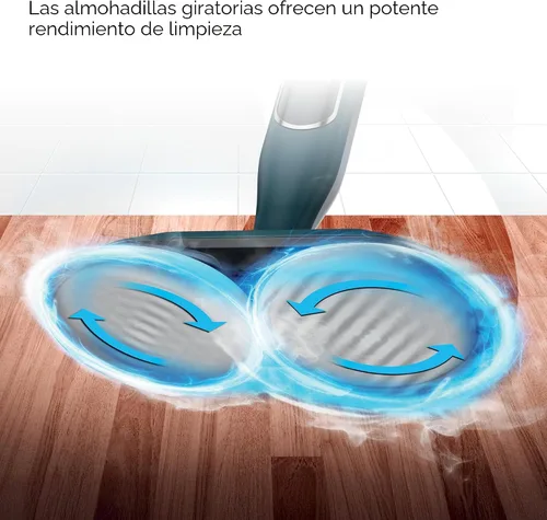 Miniatura 2 de Shark Steam & Scrub - Trapeador de vapor todo en uno para fregar y desinfectar suelos duros, 2 modos de vapor, 2 almohadillas suaves de agarre