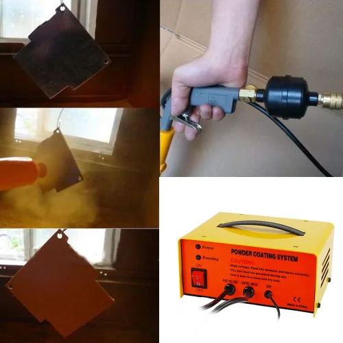 Miniatura 6 de Pistola de recubrimiento en polvo, Sistema de recubrimiento en polvo electrostático, Máquina de recubrimiento en polvo con pistola pulverizadora