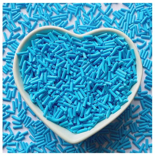 Miniatura 25 de 50g de chispas falsas de resina, chispas de caramelo falso, chispas de arcilla, chispas de polímero, rebanadas de arcilla de polímero para arte