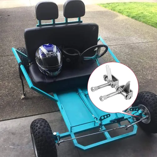 Miniatura 2 de PACEWALKER Juego de soportes de eje de dirección 5/8 "eje Kingpin 4-1/2" de largo para Go Kart 212cc 196cc 6.5hp 13hp 15hp 420cc 301cc Manco Azusa
