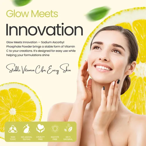 Miniatura 4 de Polvo SAP de fosfato de ascorbilo de sodio – Derivado estable de vitamina C, antioxidante para el cuidado de la piel DIY (1 onza/0.99 oz)