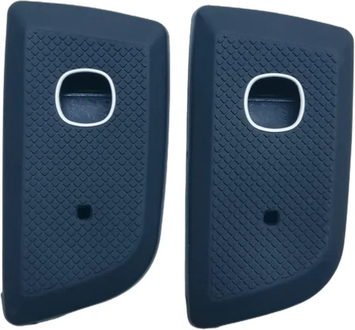 Miniatura 3 de 2 piezas de funda de llave inteligente de silicona para control remoto Acura RDX MDX Integra A-spec 2022 2023 2024 con 5 botones (negro)