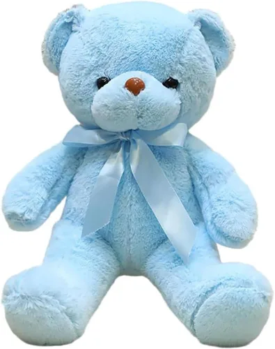 Oso de peluche de 13.5 pulgadas, Animal de peluche, Juguete de peluche de oso teddy, Regalos para niños y bebés (Azul)