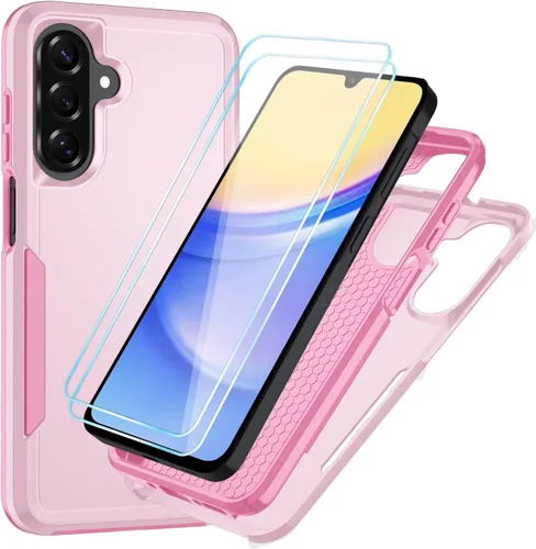 Miniatura 8 de Funda para Samsung Galaxy A15 5G con protector de pantalla HD [protección contra caídas de grado militar] Protección de cuerpo completo resistente a