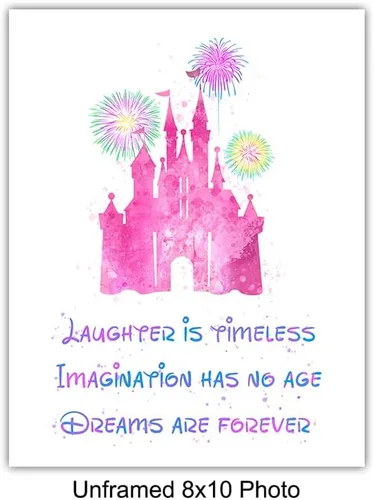 Miniatura 3 de Juego de decoración de pared con citas inspiradoras – Castle World, arte de pared motivacional para decoración de habitación, póster para niños