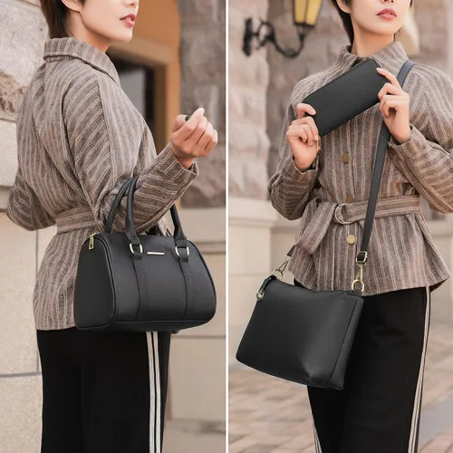 Miniatura 7 de 2E-youth Designer Purses and Handbags for Women Satchel Shoulder Bag Tote Top Handle Bag