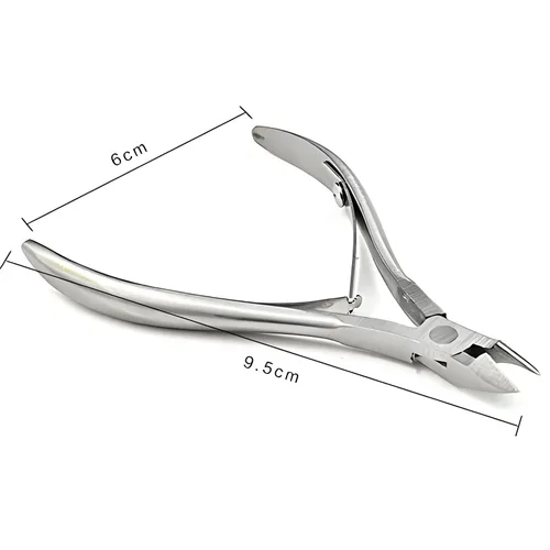 Miniatura 4 de Set de manicura y pedicura en acero inoxidable con empujador de cutículas, eliminador y herramienta de corte de acero inoxidable. Cortador