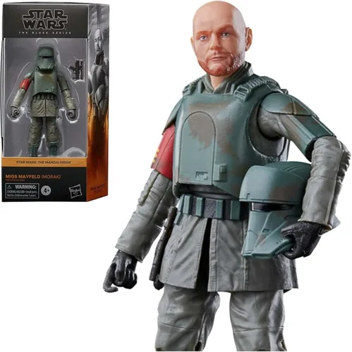 STAR WARS The Black Series Migs Mayfeld (Morak) Figura de acción coleccionable de The Mandalorian a escala de 6 pulgadas, niños a partir de 4 años
