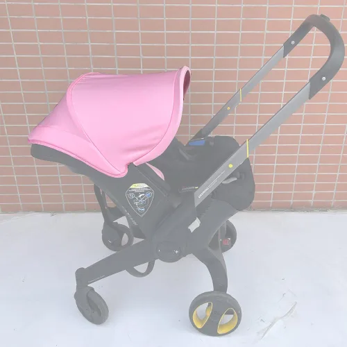 Miniatura 6 de Accesorios de Repuesto para Cochecito Capota, Escudo de Protección, Parasol Textil Compatible con Asiento de Automóvil y Cochecito Doona (Negro)